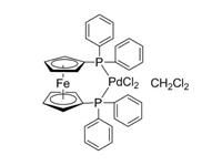 [1,1'-雙（二苯基膦基）二茂鐵]二氯化鈀（II）二氯甲烷絡合物, 98%（HPLC） 